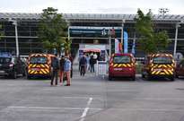 Les sapeurs-pompiers au centre de vaccination IBA