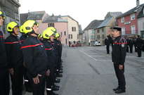 Prise de commandement de la caserne de La Mure