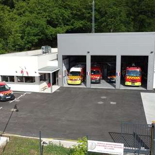Inauguration de la caserne de Saint-Quentin-sur-Isère