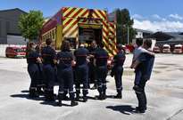 Remise d'attestations pour les cadets de la sécurité civile