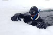 Christophe Jobazé, infirmier de sapeur-pompier, plongera sous la glace pour lutter contre la mucoviscidose