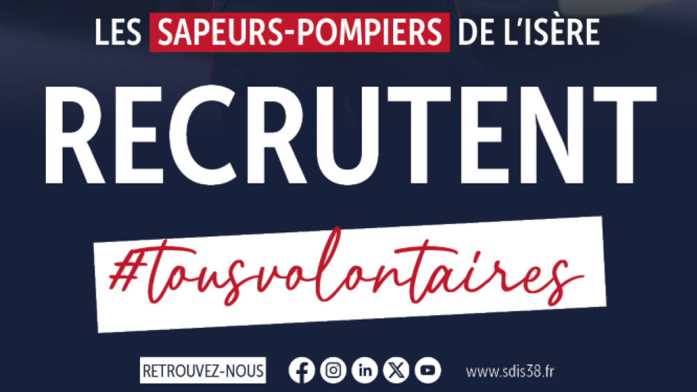 Devenez sapeur-pompier volontaire en Isère